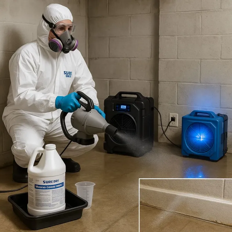 Sanitization and Odor Removal process in Canton, PA