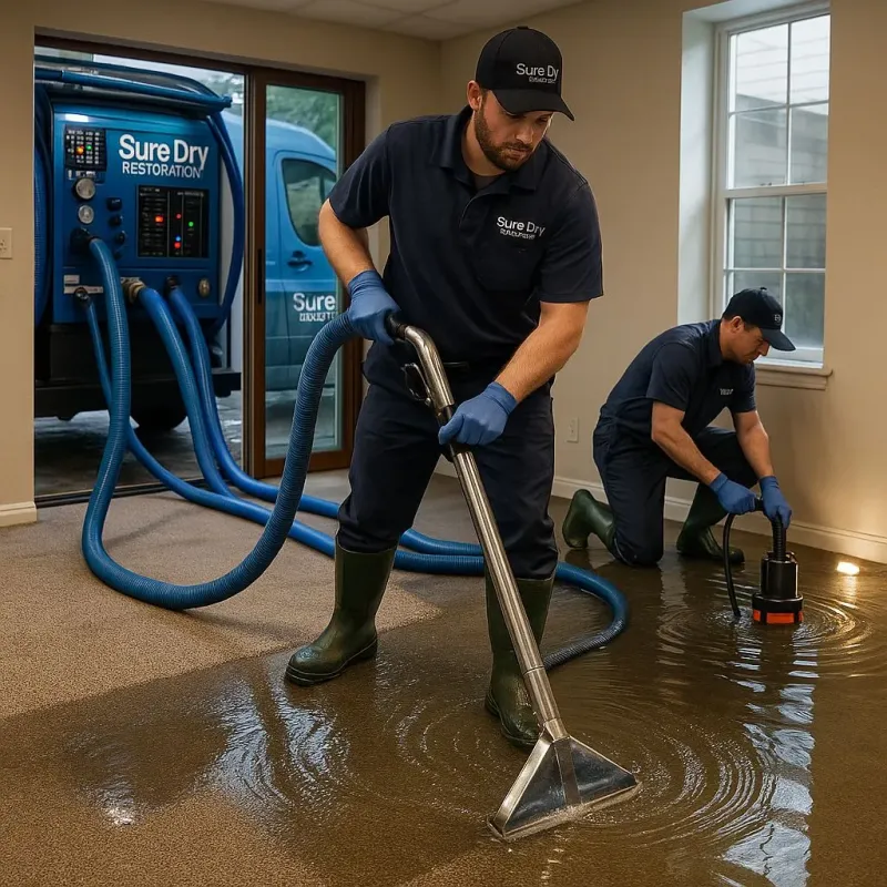 Water Extraction and Removal process in Canton, PA